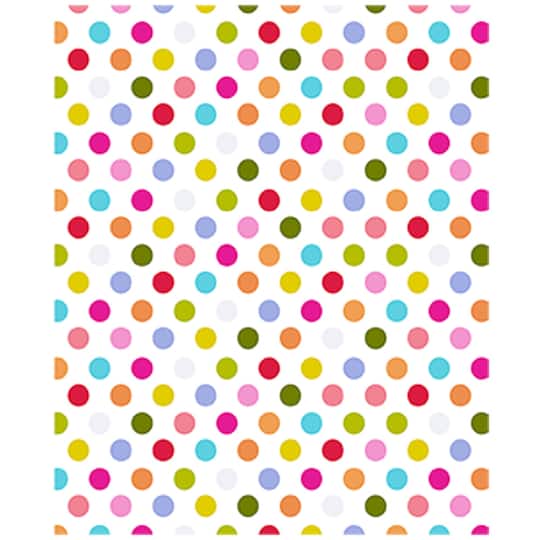 JAM Paper Pattern Pop Dots Design Tissue Paper, 12ct.